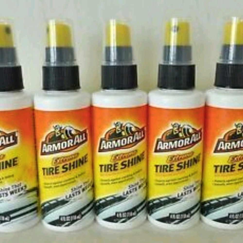 5 Pack 4 OZ EXTREME tire shine w/ microfiber towel